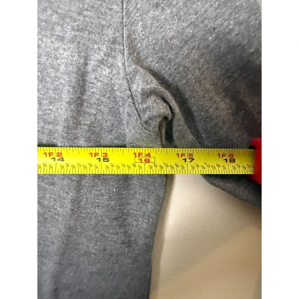 Billabong Gray Wave Logo Long‎ Sleeve T Shirt Boys M Casual